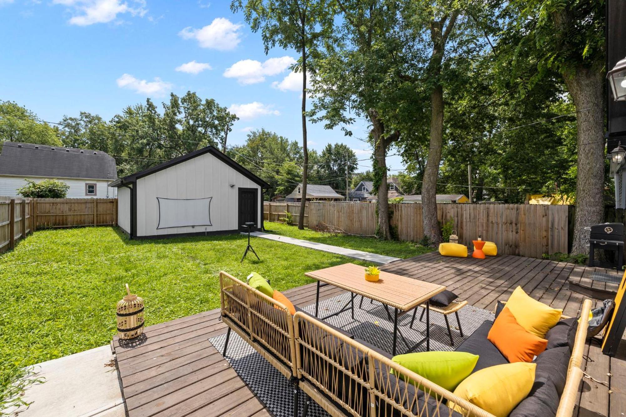 Central Indy 5Bd - Pingpong - Outdoor Movie - Bbq อินเดียนาโพลิส ภายนอก รูปภาพ